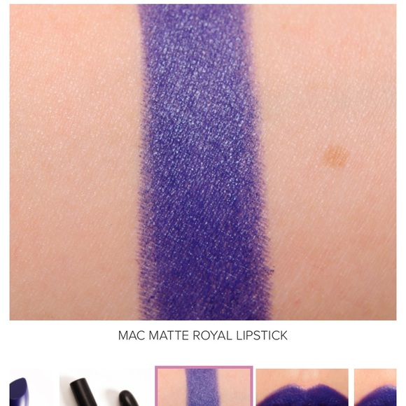 MAC Matte Lipstick Matte Royal (deep bluish prple) - Picture 2 of 3